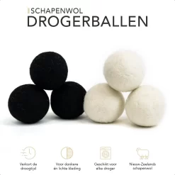 STEAMRS - 6x Wasdrogerballen - 100% Schapenwol - Verkort Droogtijd - Zachtere & Kreukloze Was -Lifestyleproducten 1200x1200 644