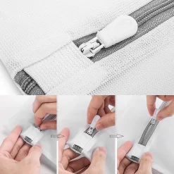 ForDig Wasnet Waszakjes (5 Stuks) Voor Lingerie En Fijne Was - Geschikt Voor Wasmachine - Met Rits - Wit -Lifestyleproducten 1200x1200 655