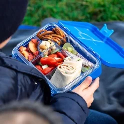 Klarstein Schmatzfatz Junior Lunchbox 6 Vakken - Bento - Vershouddoos 21,3 X 15 X 4,5 Cm (BxHxD) - BPA-vrij - Vaatwasserbestendig -Lifestyleproducten 1200x1200 741