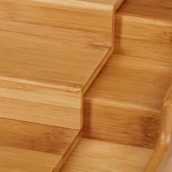 Merkloos Decopatent® Kruidenrekje Uitschuifbaar - Staand 3 Laags Kruidenrek Voor 36 Kruidenpotjes - Specerijen Rek - Bamboe Hout -Lifestyleproducten 1200x1200 816