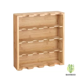 Merkloos Decopatent® Kruidenrekje Ophangbaar - Kruidenrek Inclusief 16 Kruidenpotjes - Bamboe Hout - 4 Laags -Lifestyleproducten 1200x1200 820