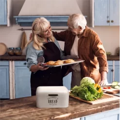 Delaware Broodtrommel Metaal 30 X 16 X 20,5 Cm Klapdeksel Ventilatiegaten -Lifestyleproducten 1200x1200 886