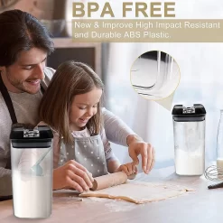 IGOODS - Voorraadpotten - Voorraaddozen- Voorraadboxen 7 Stuks - Met Zwarte Deksel -Lifestyleproducten 1200x1200 924