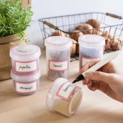 Lock&Lock Voorraadbussen - Vershoudbakjes - Bewaardozen Voedsel - Sausbakjes Met Deksel - Dressing Bakje - Kruidenpotjes - Babyvoeding Bewaarbakjes - 150 Ml - Rond - Luchtdicht - BPA Vrij - Set Van 6 Stuks -Lifestyleproducten 1200x1200 945
