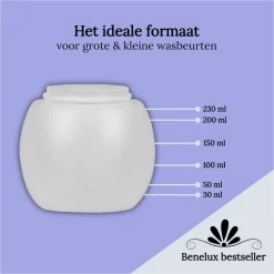 Kalaa Doseerbol - 2 Stuks - 230 Ml - Herbruikbaar - INCLUSIEF Doseerdop - Ook Geschikt Voor Robijn Wasmiddel Vloeibaar & Ariel Wasmiddel Vloeibaar - Vloeibaar Wasmiddel Doseren - Wasbollen Voor Wasmachine - Transparant - HDPE - Wasbol -Lifestyleproducten 1200x1200 96