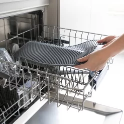 Navaris Siliconen Droogmat Met Afvoer - Aanrecht Droogmat Voor Afwas, Borden, Bestek, Glazen - Grijs -Lifestyleproducten 1200x1200 961