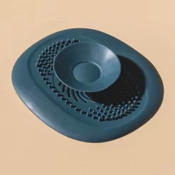 Heuts Goods - Gootsteenzeef - Gootsteenstop - Afvoerzeef - Afvoerstop - Spoelbal - Bad - Douchebak - Keuken - Wasbak - Badkuip - Siliconen - Donkerblauw -Lifestyleproducten 1200x1200 962