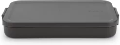 Brabantia Make & Take Lunchbox - Plat - Kunststof - Dark Grey