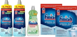 Finish Vaatwas Zout 2x1,2kg | Finish Glanspoel 2 X 800ml | Finish Eco 400ml