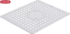 Curver Gootsteenmat Rechthoekig - 26x32x1 Cm - Wit
