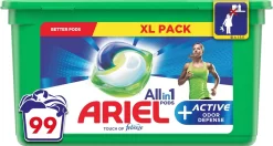 Ariel All In 1 Pods Actieve Geurbestrijding Wasmiddel - Voordeelverpakking 3 X 33 Wasbeurten - Wasmiddel Pods