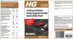 HG Natuursteen Impregnerende Beschermer (HG Product 32) - 1L - Tegen Het Intrekken Van Vuil - Ook Voor Granito En Marmer Composiet -Lifestyleproducten 1200x640