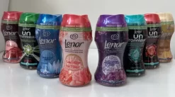 Lenor Geurbooster - Geurparels - Ariel & Fris & Lente Fris & Jasmijn & Zeebries & Gouden Orchidee & Pioenroos & Ametist - 8x11 Wasbeurten - Voordeelverpakking - Halfjaarbox