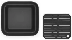 Brabantia SinkSide Afwasbak Vierkant - Met Afdruipschaal - Dark Grey -Lifestyleproducten 1200x675 4