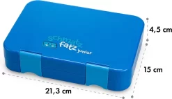 Klarstein Schmatzfatz Junior Lunchbox 6 Vakken - Bento - Vershouddoos 21,3 X 15 X 4,5 Cm (BxHxD) - BPA-vrij - Vaatwasserbestendig -Lifestyleproducten 1200x693 1