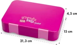Schmatzfatz Junior Lunchbox 6 Vakken 21,3 X 15 X 4,5 Cm (BxHxD) -Lifestyleproducten 1200x698