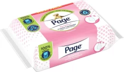 Page Vochtig Toiletpapier - 6 X 74 Stuks - Sensitive Maxi Vochtig Wc Papier - Voordeelverpakking -Lifestyleproducten 1200x701