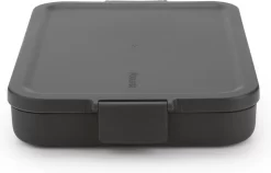 Brabantia Make & Take Lunchbox - Plat - Kunststof - Dark Grey -Lifestyleproducten 1200x766