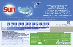 SUN® Sun All-in-1 Normaal Vaatwastabletten - 7 X 25 Tabletten - Voordeelverpakking -Lifestyleproducten 1200x786 1