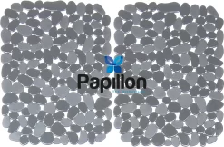 Merkloos Gootsteenmat - 40x30 Cm - Papillon Kiezels Grijs -Lifestyleproducten 1200x787