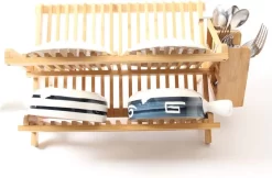 Merkloos Decopatent® Afdruiprek Voor Afwas - Bamboe - Hout - Inklapbaar Afdruiprek - Afwasrekje Inclusief Bestekhouder - Afwas Druiprek -Lifestyleproducten 1200x789 2