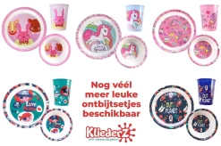 Unicorn Broodtrommel + PET Drinkfles Lichtblauw | Eenhoorn Lunchbox Set Voor Meisjes LS22 -Lifestyleproducten 1200x798