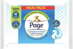 Page Vochtig Toiletpapier - 6 X 74 Stuks - Compleet Schoon Maxi Vochtig Wc Papier - Voordeelverpakking -Lifestyleproducten 1200x813 3