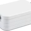Mepal - Lunchbox Take A Break Midi – Geschikt Voor 4 Boterhammen – Wit – Lunchbox Voor Volwassenen