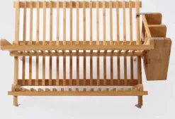 Merkloos Decopatent® Afdruiprek Voor Afwas - Bamboe - Hout - Inklapbaar Afdruiprek - Afwasrekje Inclusief Bestekhouder - Afwas Druiprek -Lifestyleproducten 1200x823 1