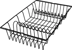 Metaltex Germatex - Afdruiprek 48x30 Cm - Zwart - 3 Jaar Garantie