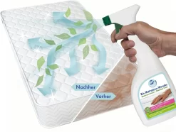 Bio Matras Wonder Matras Opfrisser En Vlekkenreiniger Vlekverwijderaar 100% Biologisch Met Probiotische Enzymen Lavendelgeur Verwijderd Tevens Huisstofmijt, Huisstofmijt Spray, Huismijt Spray, Huisstofmijt Bestrijder Per Set Van 2 X 500 ML