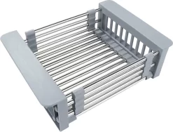 IBright Verstelbare Keukenrek - Gootsteen Mand - Afdruiprek – Vergiet – Verstelbaar In Lengte - Uitschuifbaar - RVS Grijs -Lifestyleproducten 1200x914 11