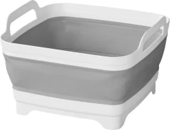 Opvouwbare Wasbak 18L - Met Stop - Afwasbak - Afwasteil - 30x30x20 Cm