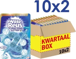 Witte Reus Turquoise Actief Toiletblok WC Blokjes Voordeelverpakking - 20 Stuks -Lifestyleproducten 1200x931 2