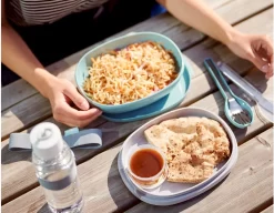 Mepal – Lunchbox Ellipse Duo – Lunchbox Voor Volwassenen En Saladebox To Go– Strawberry Vibe – Magnetronbestendig - Limited Edition -Lifestyleproducten 1200x931