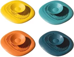 Luxe Doucheputje Afvoer Plug Zeef Stopper Stop - Universele Haarfilter Haarvanger Gootsteenstop Afvoerstop Onderdeel Afvoerputje Stopper Putje Rooster Voor Wastafel Gootsteen Spoelbak Bad Douchebak Keuken Wasbak Badkuip Aanrecht - Siliconen - Geel -Lifestyleproducten 1200x938 1