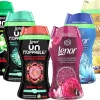 Lenor Geurbooster - Geurparels - Ariel & Fris & Lente Fris & Jasmijn & Zeebries & Gouden Orchidee - 6x11 Wasbeurten - Voordeelverpakking - Halfjaarbox