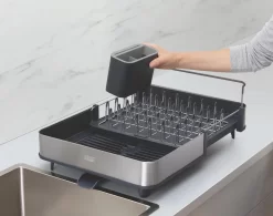 Extend Steel Uitschuifbaar Afdruiprek - Grijs - Joseph Joseph -Lifestyleproducten 1200x947 3