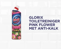 Glorix WC Powergel Toiletreiniger Pink Flower - 6 X 750 Ml - Voordeelverpakking -Lifestyleproducten 1200x961 3
