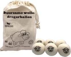 Drogerballen 6 Stuks - Wasbol - Droogballen - Herbruikbare Wasbollen - Wasverzachter - Wasdrogerballen - Doseerbol