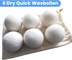 DRYQUICK Drogerballen- Wasbollen- Duurzaam Schapenwol - Herbruikbaar- 6 XL Wasballen Wit -Lifestyleproducten 1200x997 1