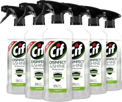 Cif Disinfect & Shine Original Desinfectie Spray - 6 X 500 Ml - Voordeelverpakking -Lifestyleproducten 1200x998 2