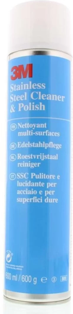 3M RVS Reiniger - 600 Ml -Lifestyleproducten 279x1200