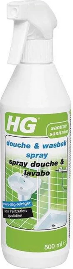 HG Natuursteen Badkamer Reiniger - 500ml - Ook Voor Marmer - Verwijdert Veilig Hardnekkig Vuil -Lifestyleproducten 327x1200 1