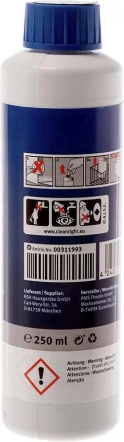 Bosch / Siemens Vaatwasser Reiniger - 250 Ml -Lifestyleproducten 338x1200