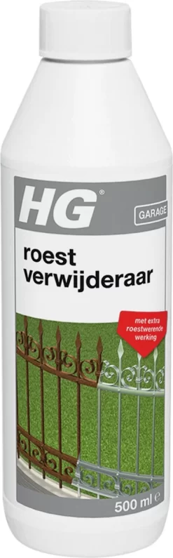 HG Roestverwijderaar - 500 Ml - Verwijdert Roest Zonder Schuren - Roestwerende Werking -Lifestyleproducten 373x1200 3