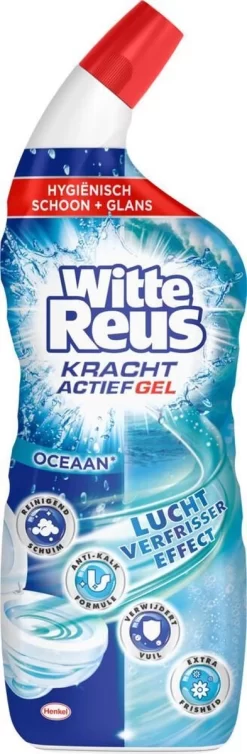 Witte Reus Toiletreiniger - Kracht Actief Gel Oceaan - Voordeelverpakking 10 X 700ml -Lifestyleproducten 393x1200 3