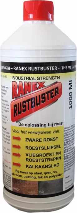 Ranex Rustbuster - Roestverwijderaar 1 Liter -Lifestyleproducten 433x1200