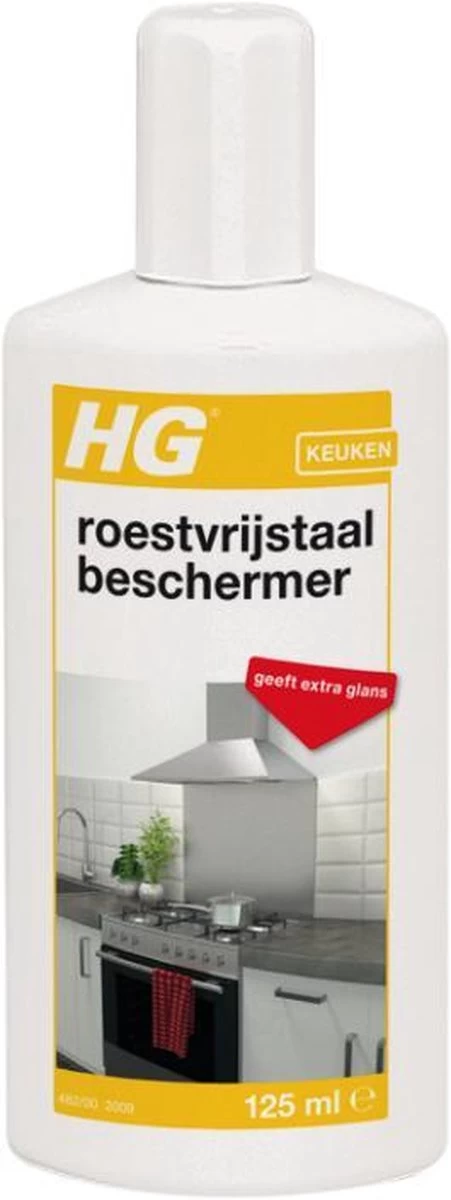 HG Roestvrijstaal Beschermer - 125ml - Snel En Eenvoudig - Laat RVS Weer Glanzen 1 HG Roestvrijstaal Beschermer - 125ml - Snel En Eenvoudig - Laat RVS Weer Glanzen