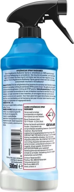 Glorix Hygiënische Badkamer Foamspray - 6 X 500 Ml - Voordeelverpakking -Lifestyleproducten 463x1200 1